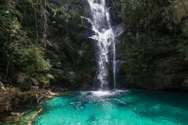 CACHOEIRA EM cAVALCANTE, gOIAS