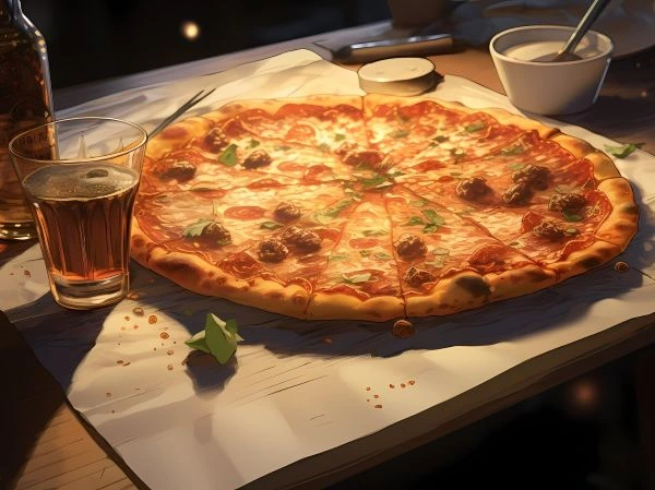 pizza de liquidificador